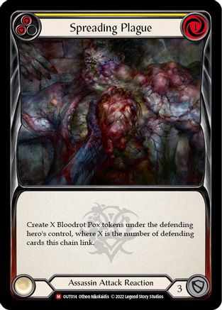 Spreading Plague (OUT014)  Rainbow Foil