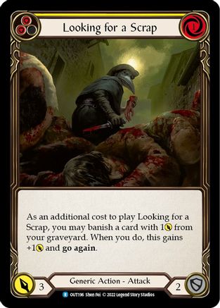 Looking for a Scrap (Yellow) (OUT196)