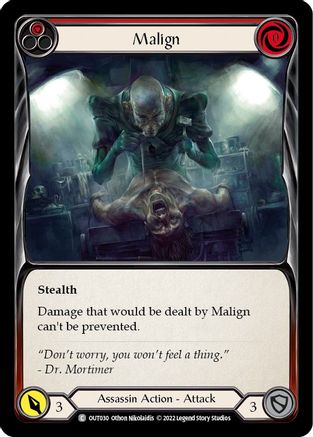 Malign (Red) (OUT030)