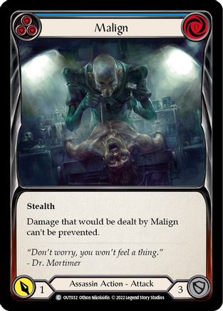 Malign (Blue) (OUT032)