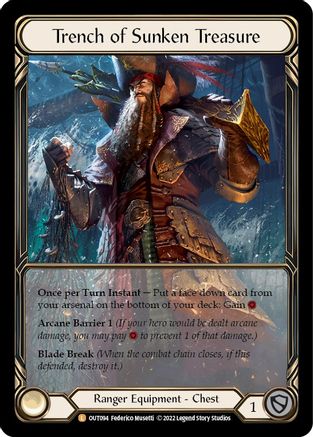 Trench of Sunken Treasure (Extended Art) (OUT094)  Cold Foil