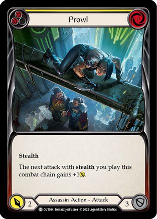 Prowl (Yellow) (OUT034)  Rainbow Foil