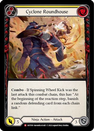 Cyclone Roundhouse (OUT050)  Rainbow Foil