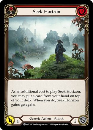 Seek Horizon (Red) (OUT216)