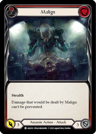 Malign (Red) (ARA010)