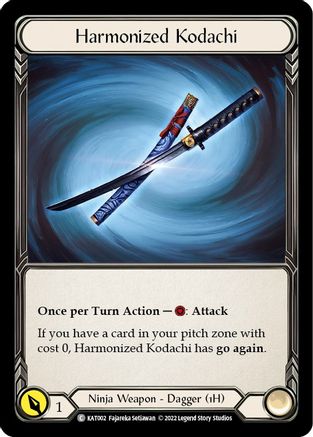 Harmonized Kodachi (KAT002)