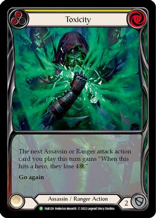 Toxicity (Yellow) - FAB129 (FAB129)  Rainbow Foil