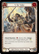 V for Valor (Blue) (DTD062)  Rainbow Foil