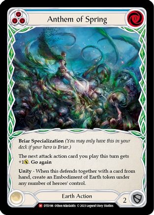 Anthem of Spring (DTD196)  Rainbow Foil