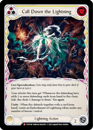 Call Down the Lightning (DTD198)  Rainbow Foil