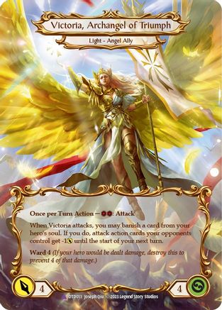 Figment of Triumph // Victoria, Archangel of Triumph (Marvel) (DTD011)  Cold Foil