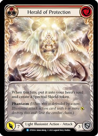 Herald of Protection (Red) (DTD014)