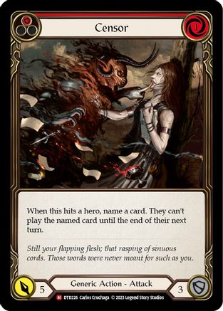 Censor (DTD226)  Rainbow Foil