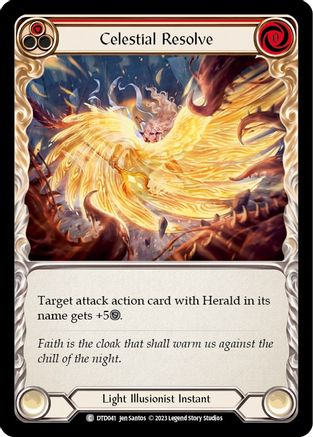 Celestial Resolve (Red) (DTD041)