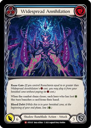 Widespread Annihilation (DTD137)  Rainbow Foil
