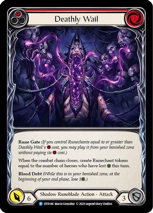 Deathly Wail (Red) (DTD146)