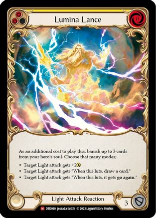 Lumina Lance (DTD080)  Rainbow Foil