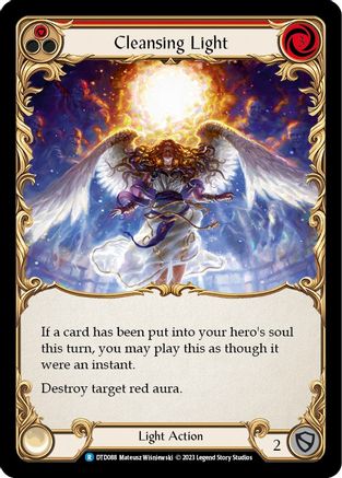 Cleansing Light (Red) (DTD088)  Rainbow Foil