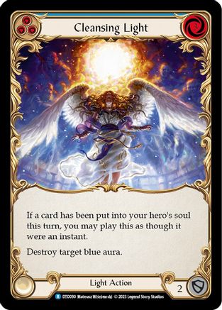 Cleansing Light (Blue) (DTD090)  Rainbow Foil