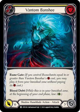 Vantom Banshee (Yellow) (DTD156)  Rainbow Foil