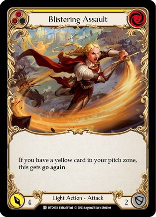 Blistering Assault (Yellow) (DTD092)