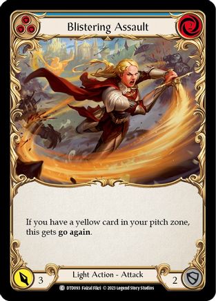 Blistering Assault (Blue) (DTD093)