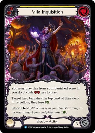 Vile Inquisition (Yellow) (DTD179)