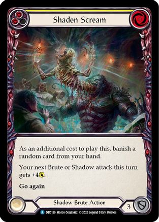 Shaden Scream (Yellow) (DTD119)