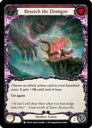 Beseech the Demigon (Red) (DTD187)