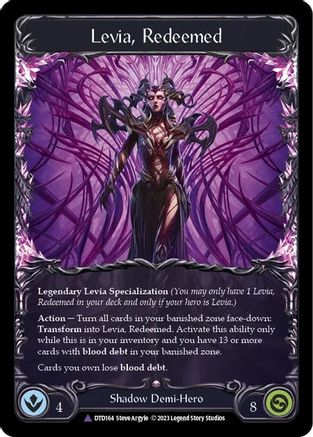 Levia, Redeemed // Blasmophet, Levia Consumed (Marvel) (DTD164)  Cold Foil