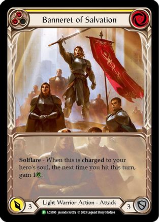 Banneret of Salvation - LGS180 (LGS180)  Rainbow Foil