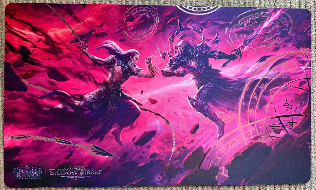 Chane and Viserai Clash World Premier Exclusive FOIL Playmat