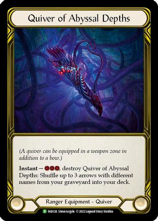 Quiver of Abyssal Depths (Golden) - FAB126 (FAB126)  Cold Foil