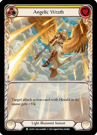 Angelic Wrath (Yellow) - LGS162 (LGS162)  Rainbow Foil