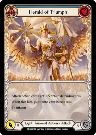 Herald of Triumph (Blue) - FAB160 (FAB160)  Rainbow Foil
