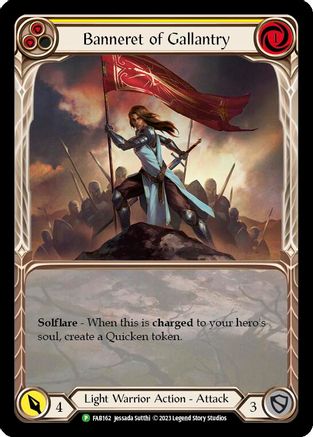 Banneret of Gallantry - FAB162 (FAB162)  Rainbow Foil