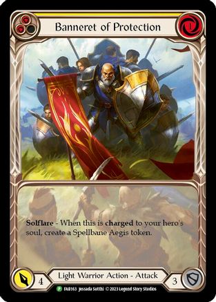 Banneret of Protection - FAB 163 (FAB163)  Rainbow Foil