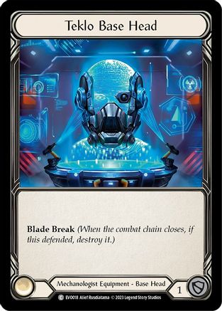 Teklo Base Head (EVO018)