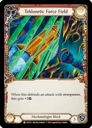 Teklonetic Force Field (Red) (EVO231)