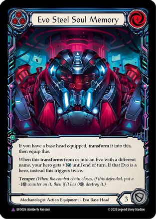 Evo Steel Soul Memory (Marvel) (EVO026)  Cold Foil