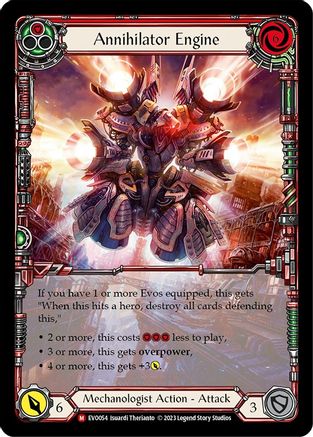 Annihilator Engine (Extended Art) (EVO054)  Rainbow Foil