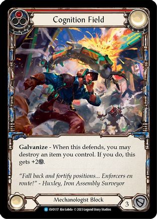 Cognition Field (Red) (EVO117)  Rainbow Foil