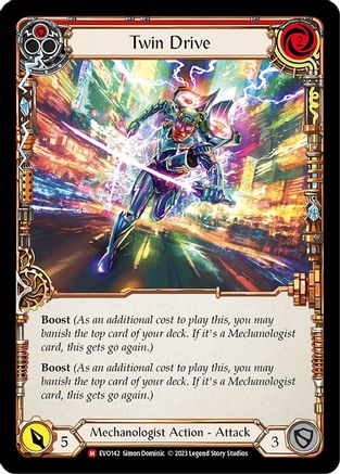 Twin Drive (EVO142)  Rainbow Foil