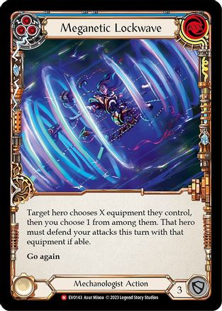 Meganetic Lockwave (EVO143)  Rainbow Foil