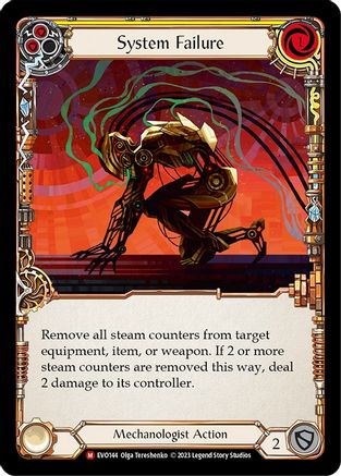 System Failure (EVO144)  Rainbow Foil