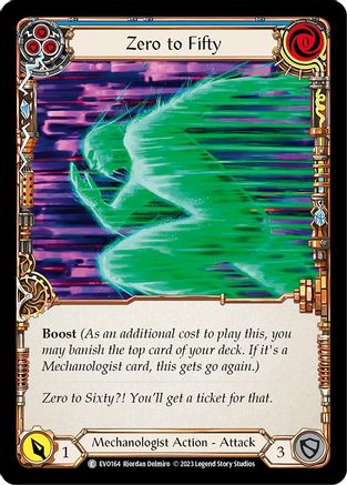 Zero to Fifty (Blue) (EVO164)  Rainbow Foil