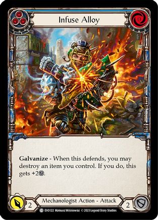 Infuse Alloy (Blue) (EVO122)  Rainbow Foil