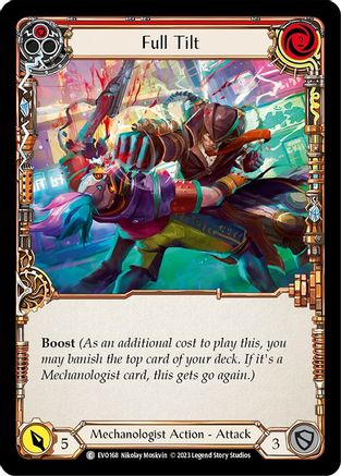 Full Tilt (Red) (EVO168)  Rainbow Foil