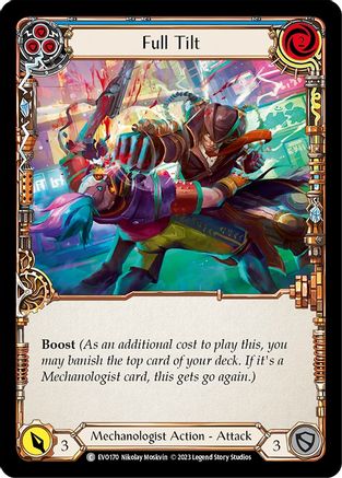 Full Tilt (Blue) (EVO170)  Rainbow Foil