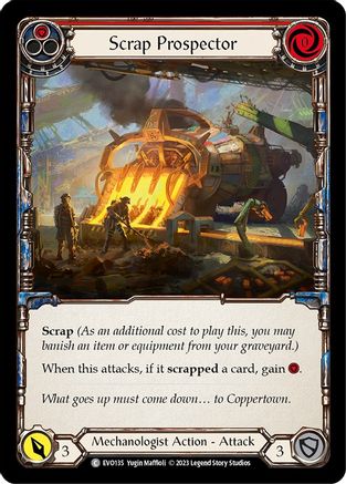 Scrap Prospector (Red) (EVO135)  Rainbow Foil